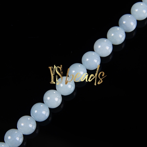 Dyed MiHuang Jade Plain Rounds-YXS18, Approx 4-12mm