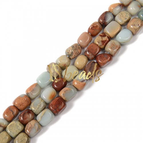 Snake Jasper Tumbled Nuggets, Approx 5x8mm