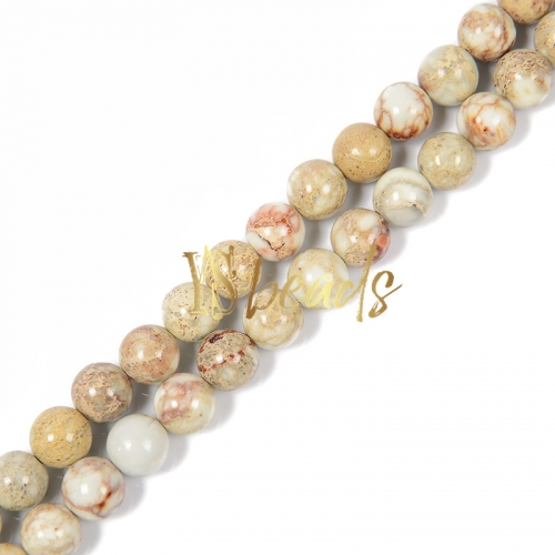 Natural Color Impression Jasper Rounds, Approx 4-12mm