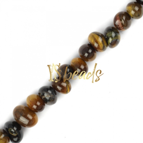 Yellow Tiger Eye Centre-drilled Nuggets, Approx 6x10-8x12mm