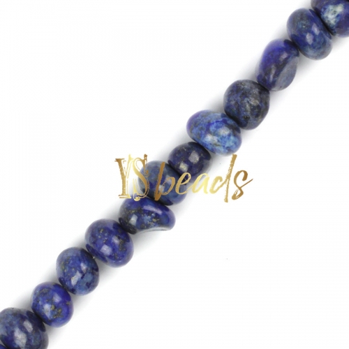 Lapis Lazuli Centre-drilled Nuggets, Approx 6x10-8x12mm