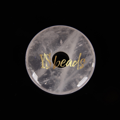 Rose Quartz Donuts, Approx 30mm
