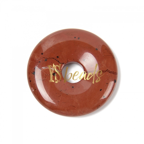 Red Jasper Donuts, Approx 30mm
