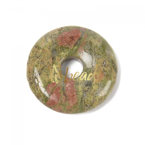 Unakite Donuts, Approx 30mm