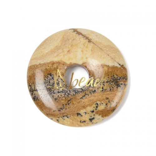Picture Jasper Donuts, Approx 30mm
