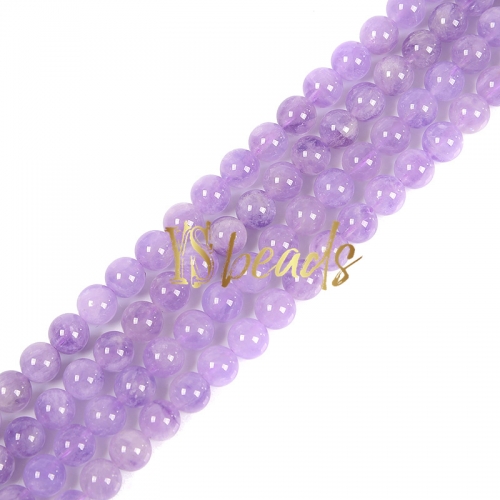 Lavender Amethyst Plain Rounds, Approx 6-8mm