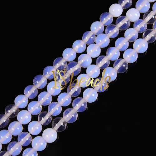 Pink Opalite Plain Rounds, Approx 4-12mm