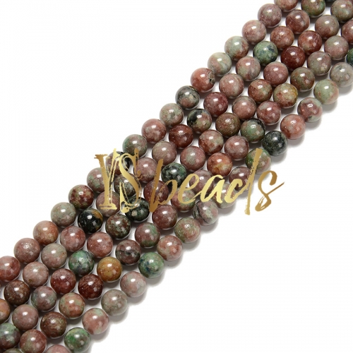 Green Garnet Plain Rounds, Approx 6-10mm