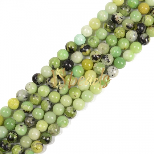 Chrysoprase Plain Rounds, Approx 6-10mm