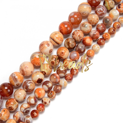 Multi Color Agate Plain Rounds, Approx 6-14mm