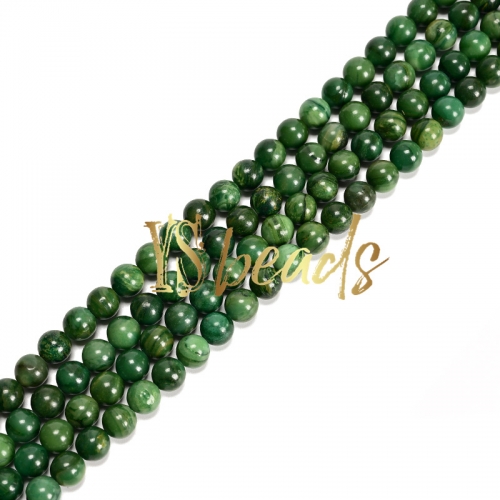 Africa Jade Plain Rounds, Approx 6-10mm