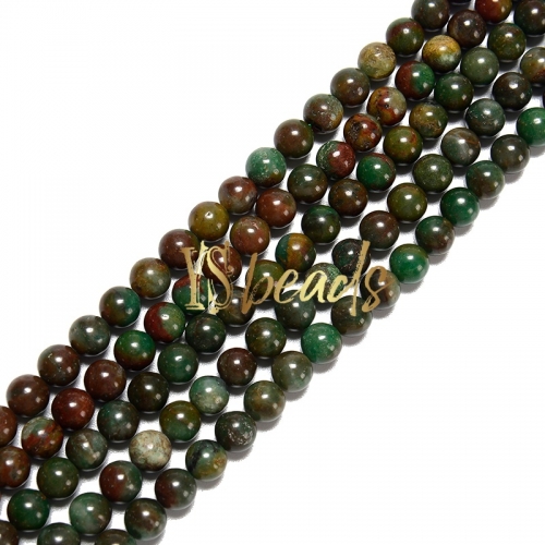 B Grade Africa Jade Plain Rounds, Approx 6-10mm