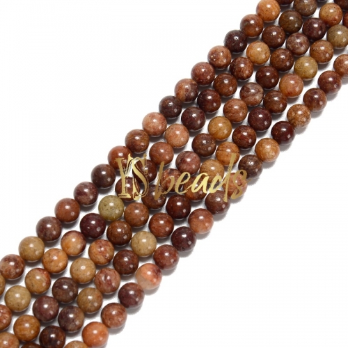 Golden Sand Jasper Plain Rounds, Approx 4-10mm