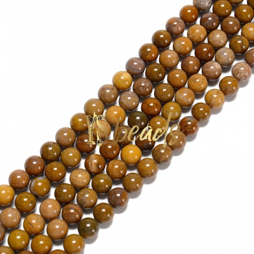 Sanskrit Skin Jasper Plain Rounds, Approx 4-10mm