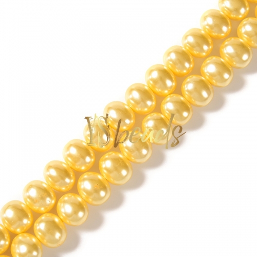 Gold Color Shell Potato Beads. Approx 13x16mm
