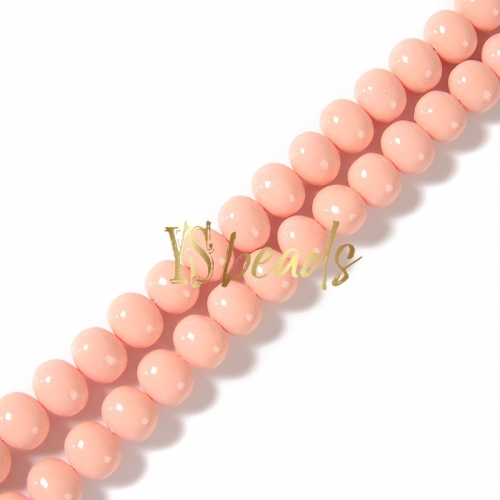 Nude Peach Color Shell Potato Beads. Approx 13x16mm