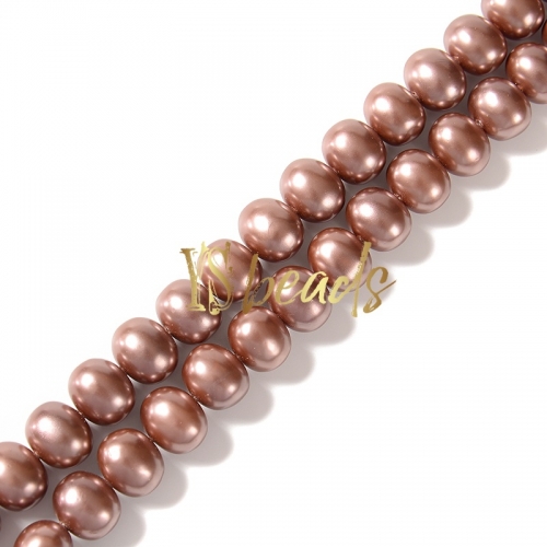 Bronze Color Shell Potato Beads. Approx 13x16mm