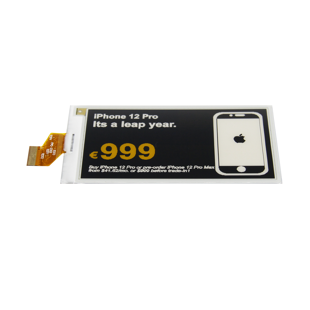 DKE 3.7 inch Black/White/Yellow ePaper Display