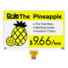 DKE 7.5 inch Black/White/Yellow HD e-Paper display