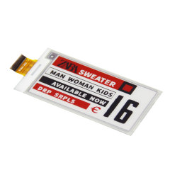 DKE 2.66 Inch Black/White/Red e-Paper Display