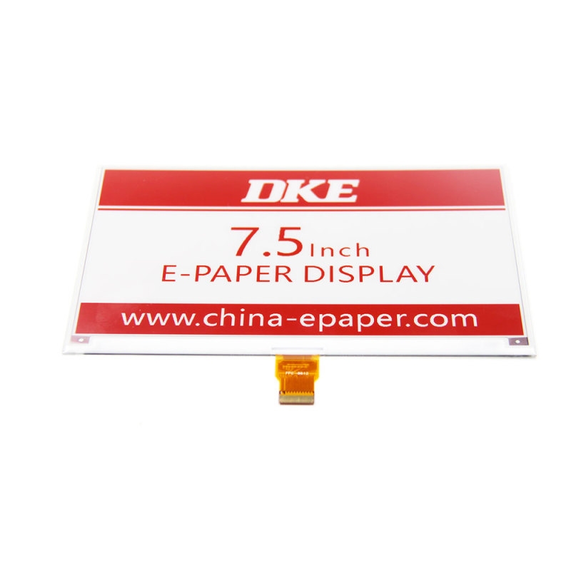 DKE 7.5 Inch Black/White/Red HD e Paper Display