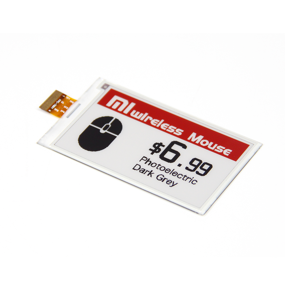 DKE 3.1 Inch Black/White/Red e-Paper Display