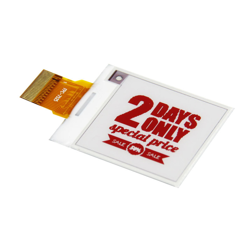 DKE 1,54-Zoll-E-Paper-Display in Schwarz/Weiß/Rot