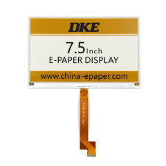 DKE 7.5 Inch Black/White/Yellow e-Paper Display