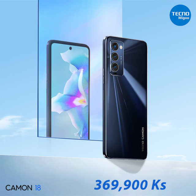 M00278 TECNO CAMON 18  6GB+128GB လေး