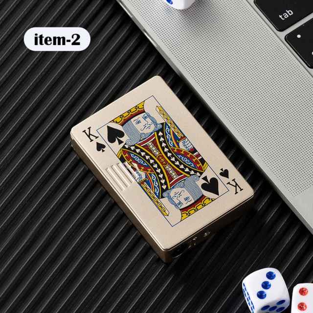 MG01180 Poker ဖဲထုပ်ပုံစံ မီးခြစ်လေး