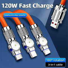 MM04366 180 Degree Rotation 3in 1 Super Fast Charging