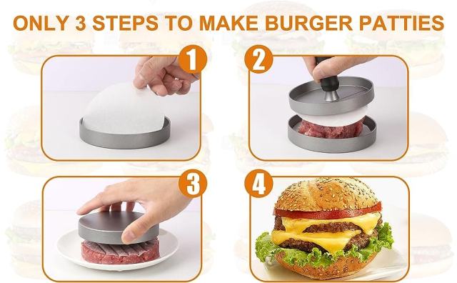 MH04387 Press Meat Burger Mold
