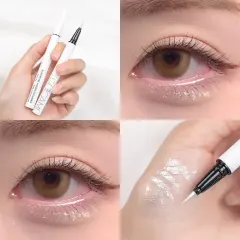 MC02019 Glitter လေးတွေပါဝင်တဲ့ အဖြူရောင် Eye Liner