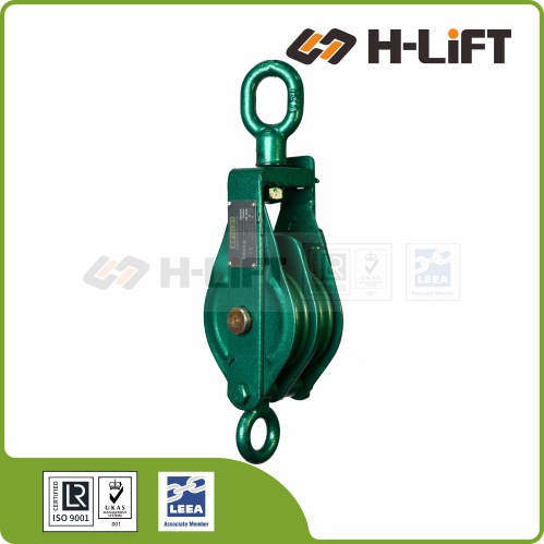 Pulley block shop with hook