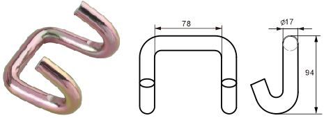 Claw Hook for ratchet strap China