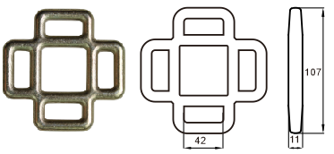 one way lashing buckle China manufacturer