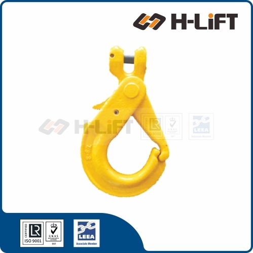Grade 80 Clevis Self Locking Hook with Grip Latch