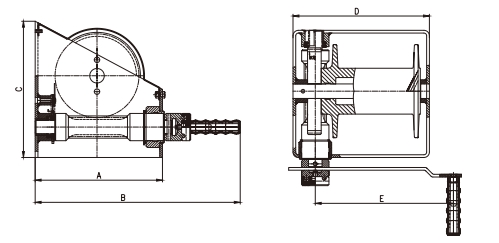 h-lift hand winch