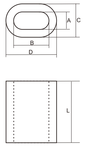 Aluminium Oval Sleeves