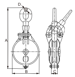 H-Lift Marine Steel Block EM Type