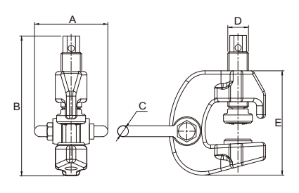 h-lift screw cam clamp