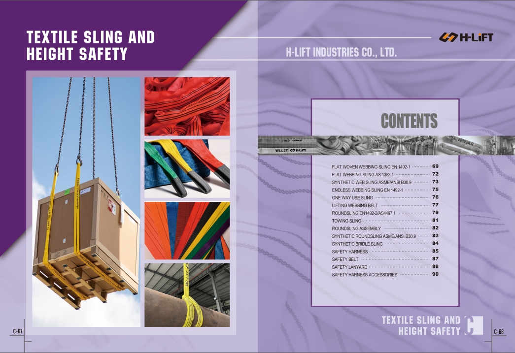 H-Lift Textile Lifting Sling and Height Safety China Supplier