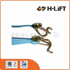 75mm LC 5000kg Ratchet Tie-down Strap with Hook & Keeper AS/NZS 4380