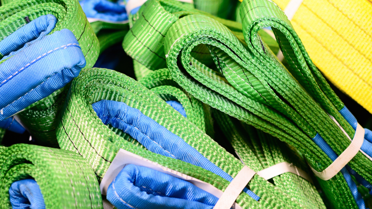 The Flat Woven Strap, Green Woven