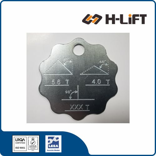 Chain Sling Identification Tag