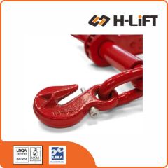G80 Ratchet Load Binder with Shortening Grab Hooks and Locking Pins ELBH type