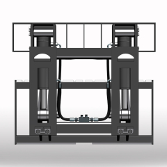 Forklift accessory tilting fork