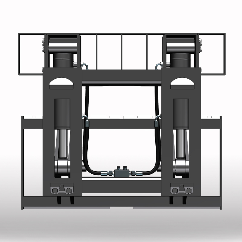 Forklift accessory tilting fork