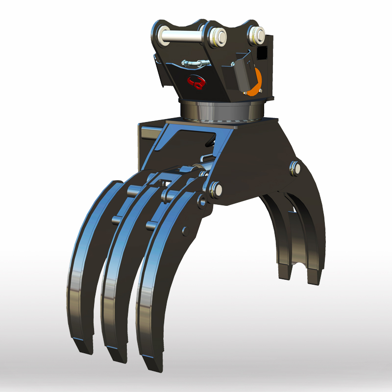 Log Grapple with four teeth-90B5