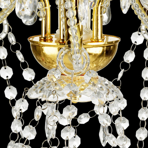 Luxury Hanging Ceiling Light Glass Crystal Wedding Chandelier